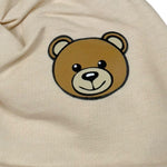 Moschino Set Cappello-Bavetta Tinta Unita per Neonato MUY084M BEIGE MOSCHINO 
