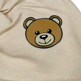 Moschino Set Cappello-Bavetta Tinta Unita per Neonato MUY084M BEIGE MOSCHINO 