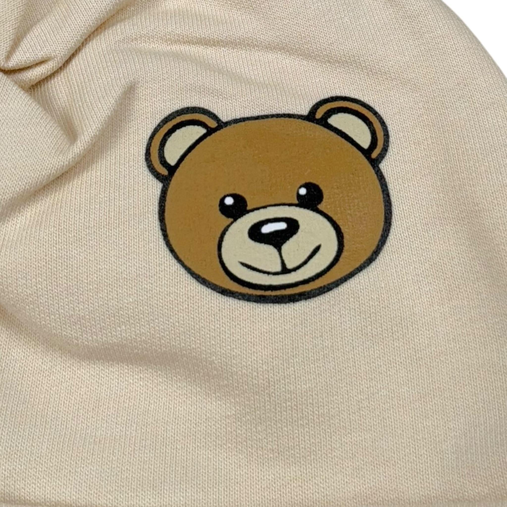 Moschino Set Cappello-Bavetta Tinta Unita per Neonato MUY084M BEIGE MOSCHINO 