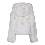 FUN & FUN giubbino modello pelliccia tinta unita con cappuccio Panna per Bambina FBJK00744 PANNA FUN & FUN 
