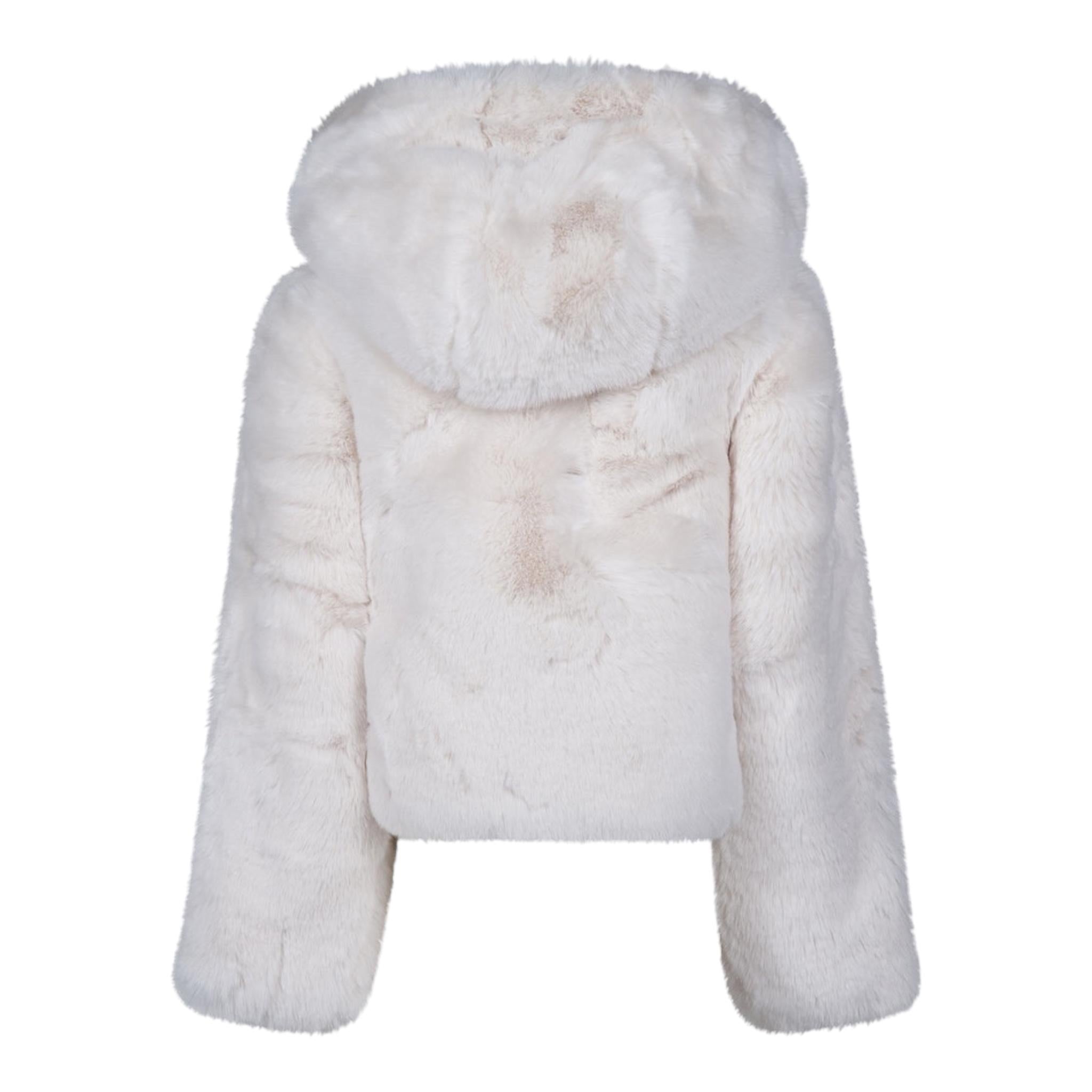 FUN & FUN giubbino modello pelliccia tinta unita con cappuccio Panna per Bambina FBJK00744 PANNA FUN & FUN 
