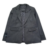 John Richmond Giacca Tinta Unita Monopetto per Bambino RBP26075GC NERO JOHN RICHMOND 