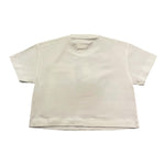 Elisabetta Franchi T-Shirt Girocollo Tinta Unita con Logo per Bambina EFTS232X PANNA ELISABETTA FRANCHI 