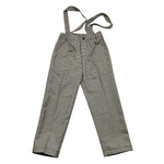 MICHAEL COAL pantalone tinta unita con elastico in vita Bianco/nero per Bambino LITJHN3081F24 BIANCO/NERO MICHAEL COAL 