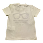 M+E' T.Shirt Girocollo Tinta Unita con Stampe per Neonato UEM0557 PANNA M+E' 
