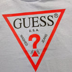 Guess T-Shirt Tinta Unita con Stampa per Neonato N73I55K8HM0 AZZURRO GUESS 