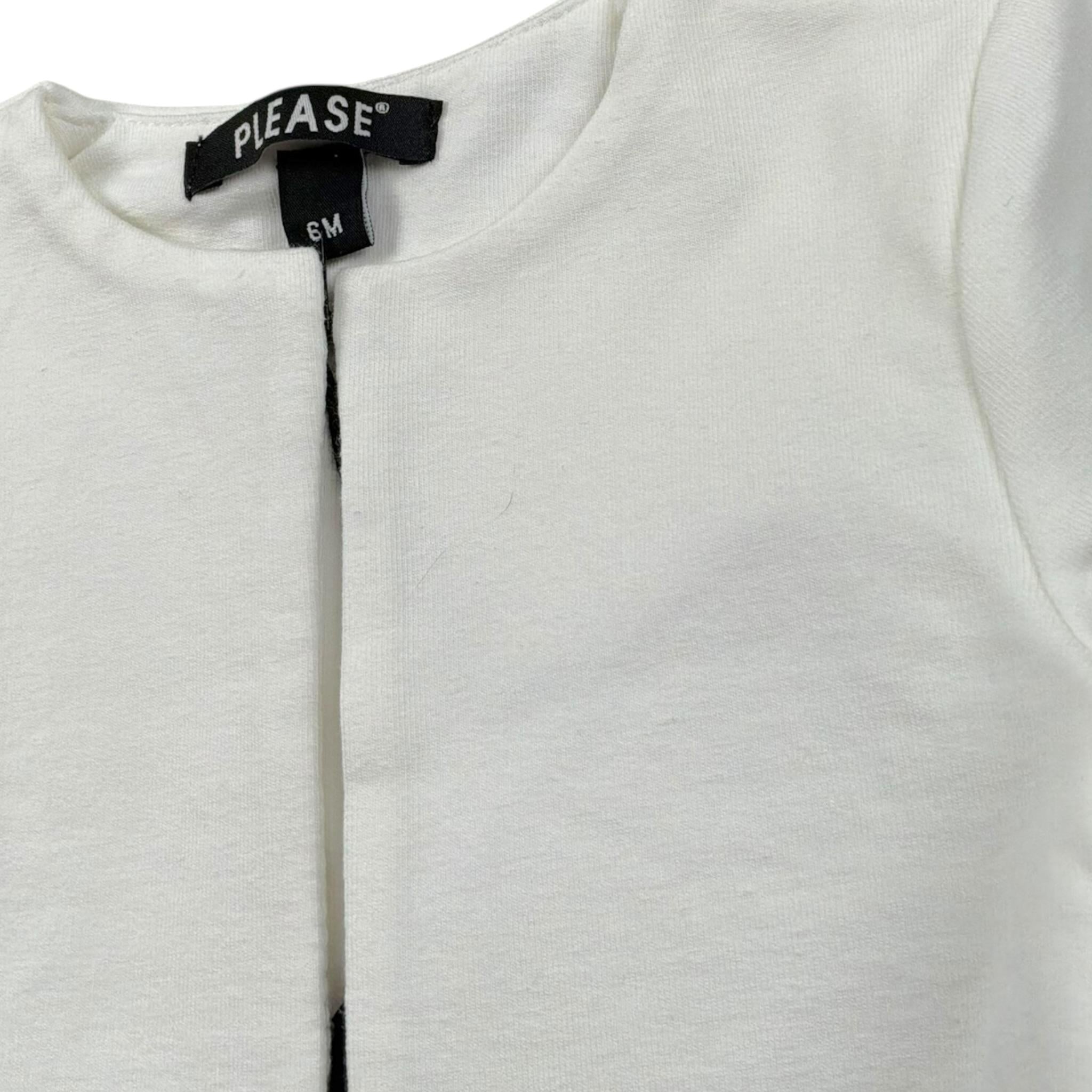 Please Coprispalle Tinta Unita per Neonata LG05042G20 BIANCO PLEASE 