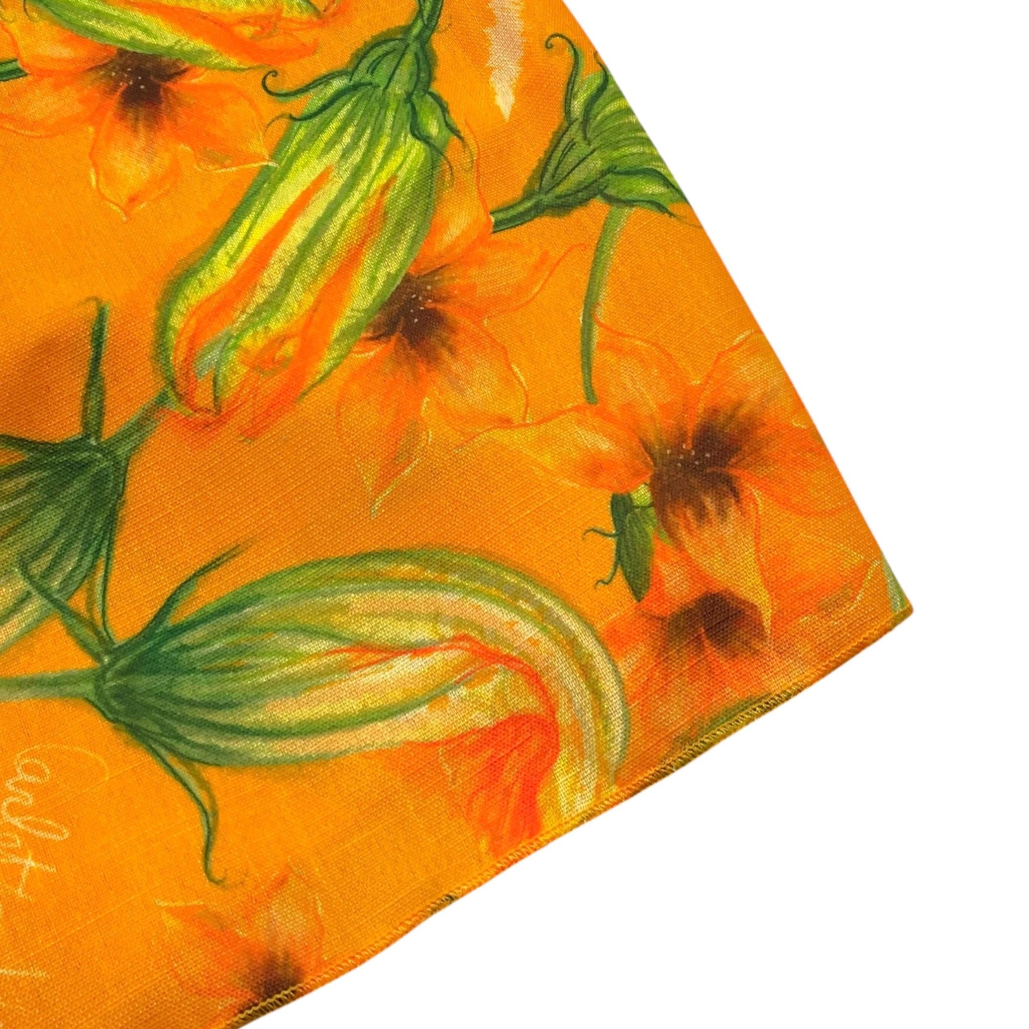 Carlotta Vindice Tuta Tinta Unita con Fantasia Fiori per Bambina PBS2 ARANCIONE CARLOTTA VINDICE 