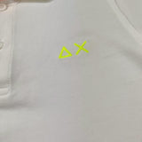 Sun68 Polo Mezza Manica Tinta Unita per Bambino CPA35343 BIANCO SUN68 