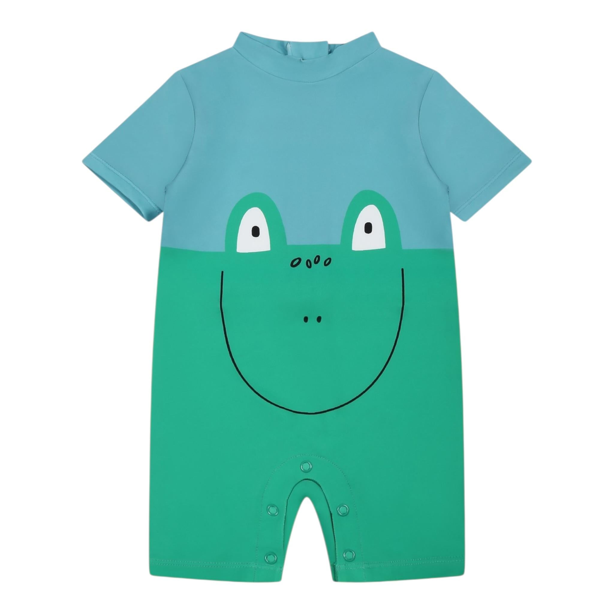Stella Mccartney Pagliaccett Mezza Manica Bicolore per Bambino TWC509J VERDE STELLA McCARTNEY 