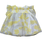 Le Bebe Camicia Giromanica Tinta Unita Stampa Fantasia per Neonata LBG6365 BIANCO LE BEBE 