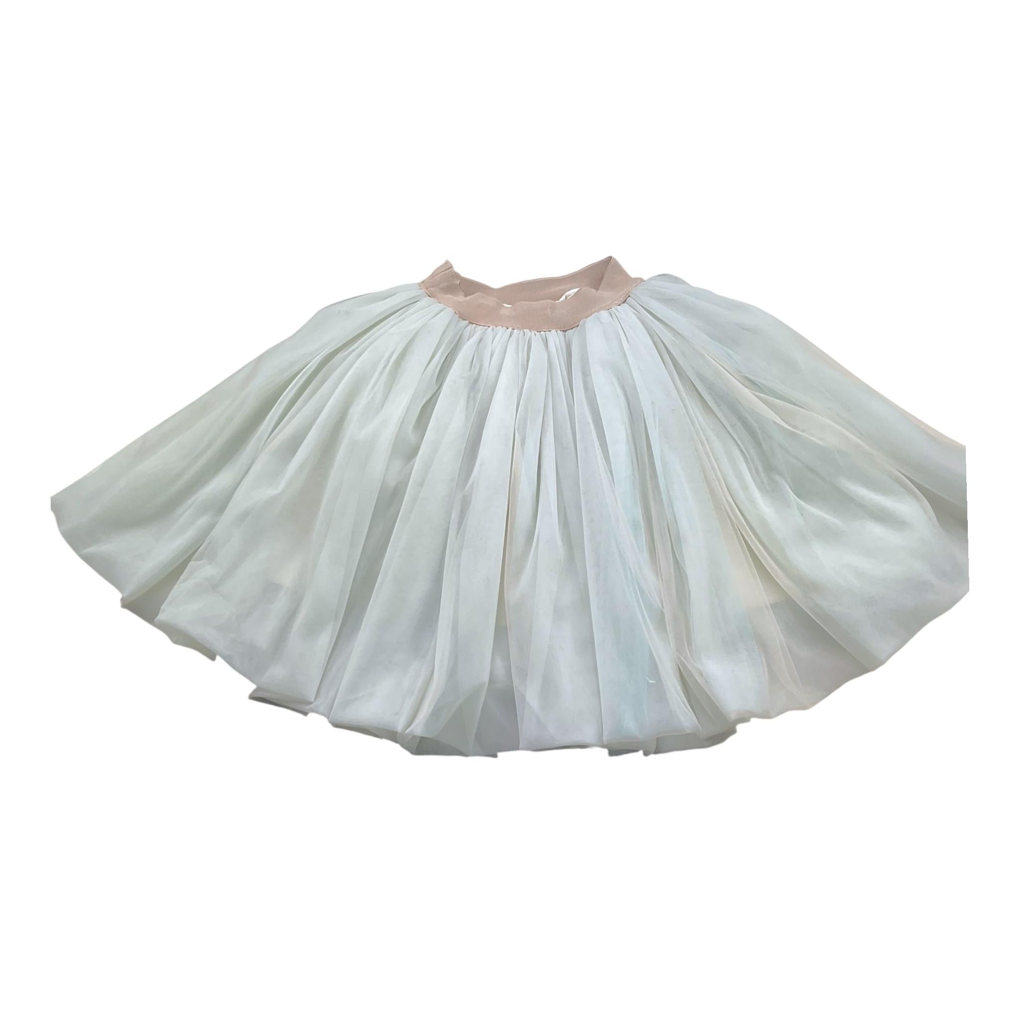 Nikolia Gonna Tinta Unita con Tulle per Bambina GLORIASKIRT AZZURRO NIKOLIA 