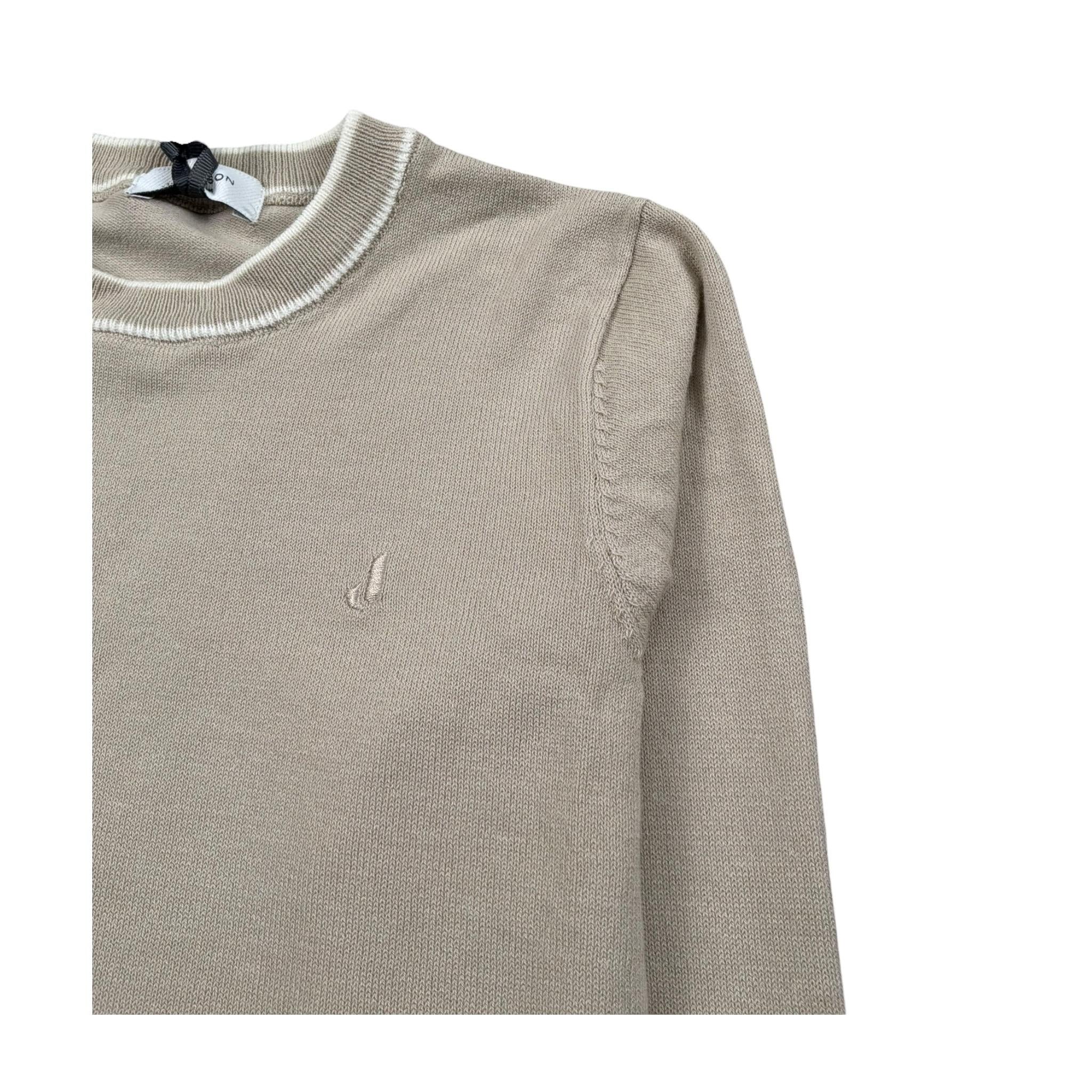 Jeckerson Maglia Girocollo Tinta Unita per Bambino JN4049J BEIGE JECKERSON 