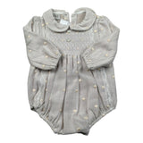 Paz Rodriguez Pagliaccetto Manica Lunga Tinta Unita per Neonata 00515092 BIEGE PAZ RODRIGUEZ 