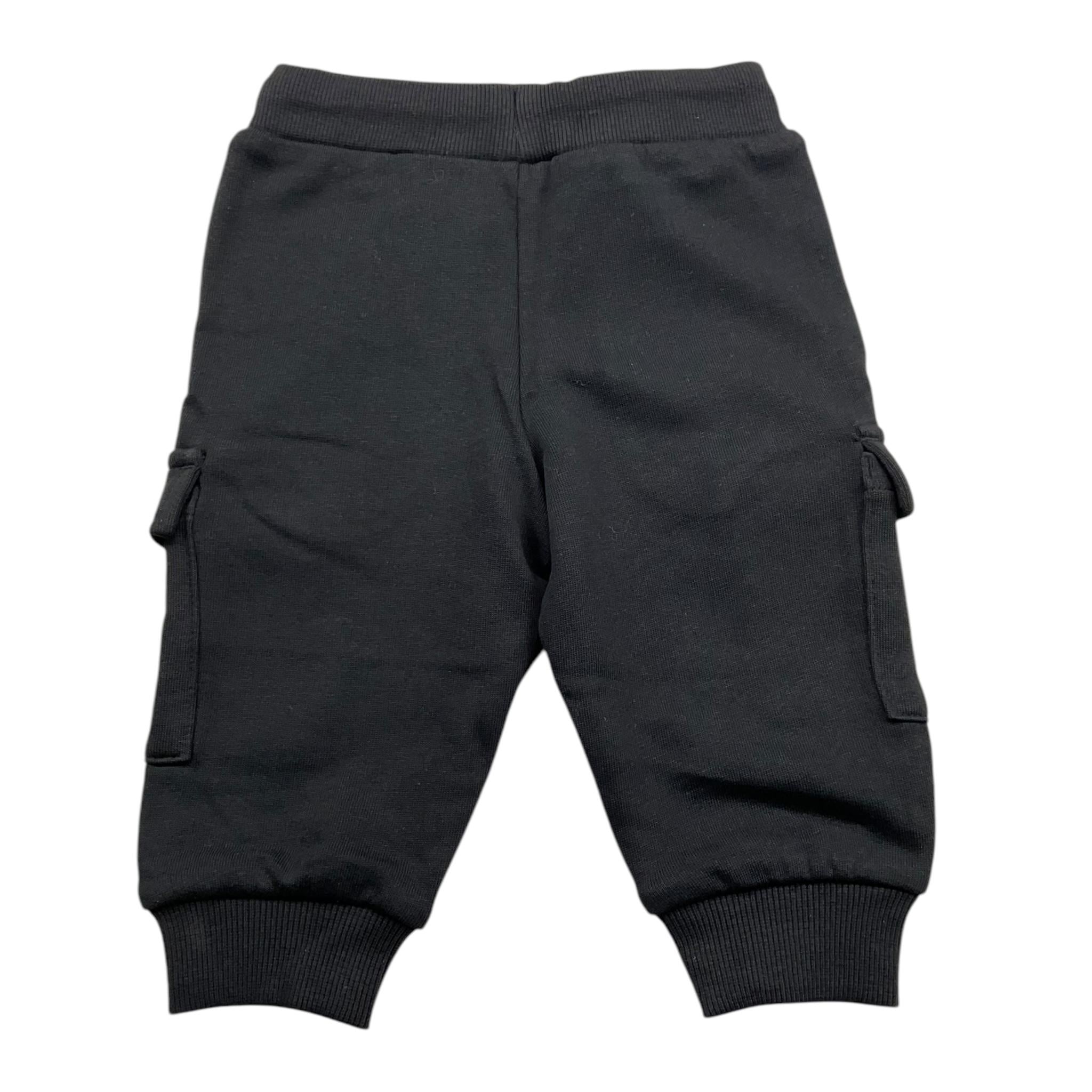 SARABANDA pantalone modello tuta tinta unita con elastico in vita Nero per Neonato A046 NERO SARABANDA 