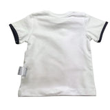 Bikkembergs T-Shirt Tinta Unita con Stampa per Neonato BK3433 BIANCO BiKKEMBERGS 