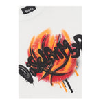 Disclaimer T-Shirt Girocollo tinta unita con Stampe Bianco per Bambino 25EDK58446X BIANCO DISCLAIMER 