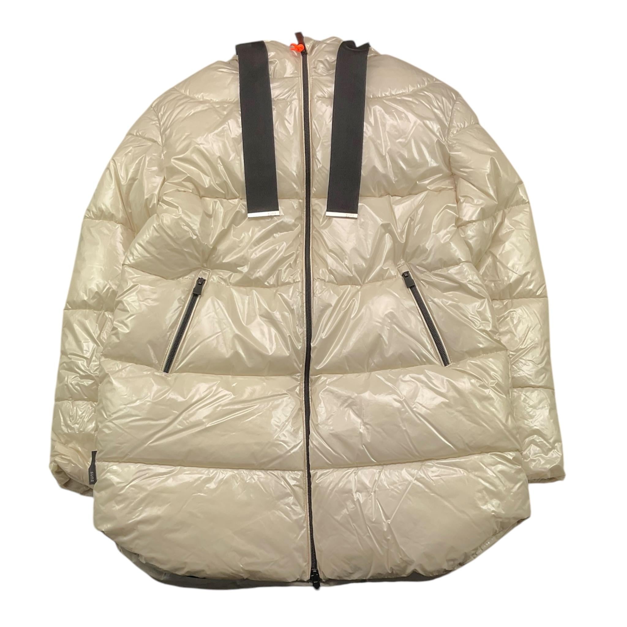 SUNS  giubbino tinta unita con zip e cappuccio Beige per Bambina GBS5360D BEIGE SUNS 