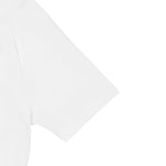 Balmain T-Shirt Girocollo Tinta Unita con Stampa Logo per Bambino BW8P21 BIANCO BALMAIN 