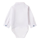MINI BANDA camicia modello body tinta unita Bianco per Neonato 3A606X BIANCO MINI BANDA 