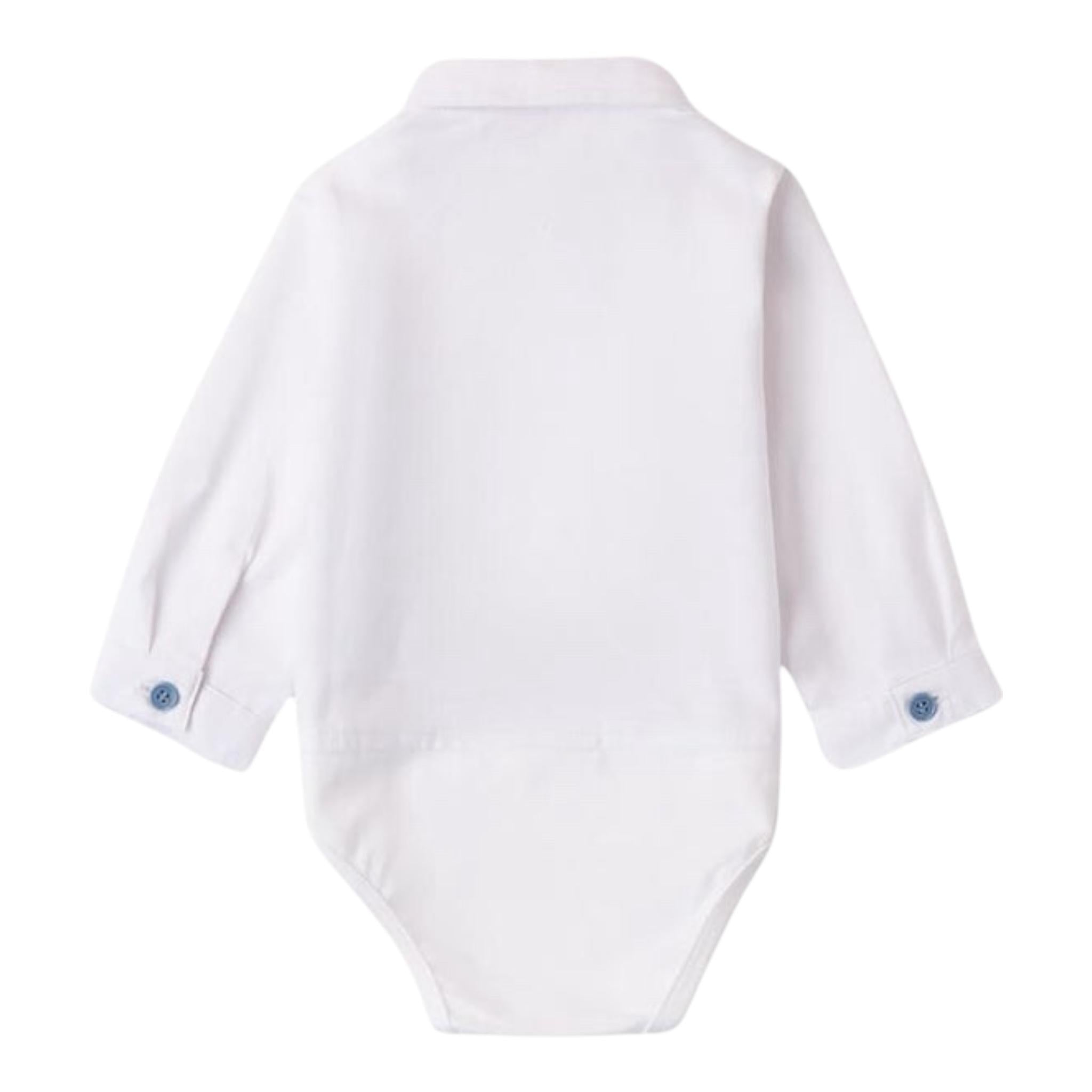 MINI BANDA camicia modello body tinta unita Bianco per Neonato 3A606X BIANCO MINI BANDA 