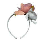 Les Gamins Cerchietto Tinta Unita con Applicazioni per Bambina 815611 BIANCO LES GAMINS 