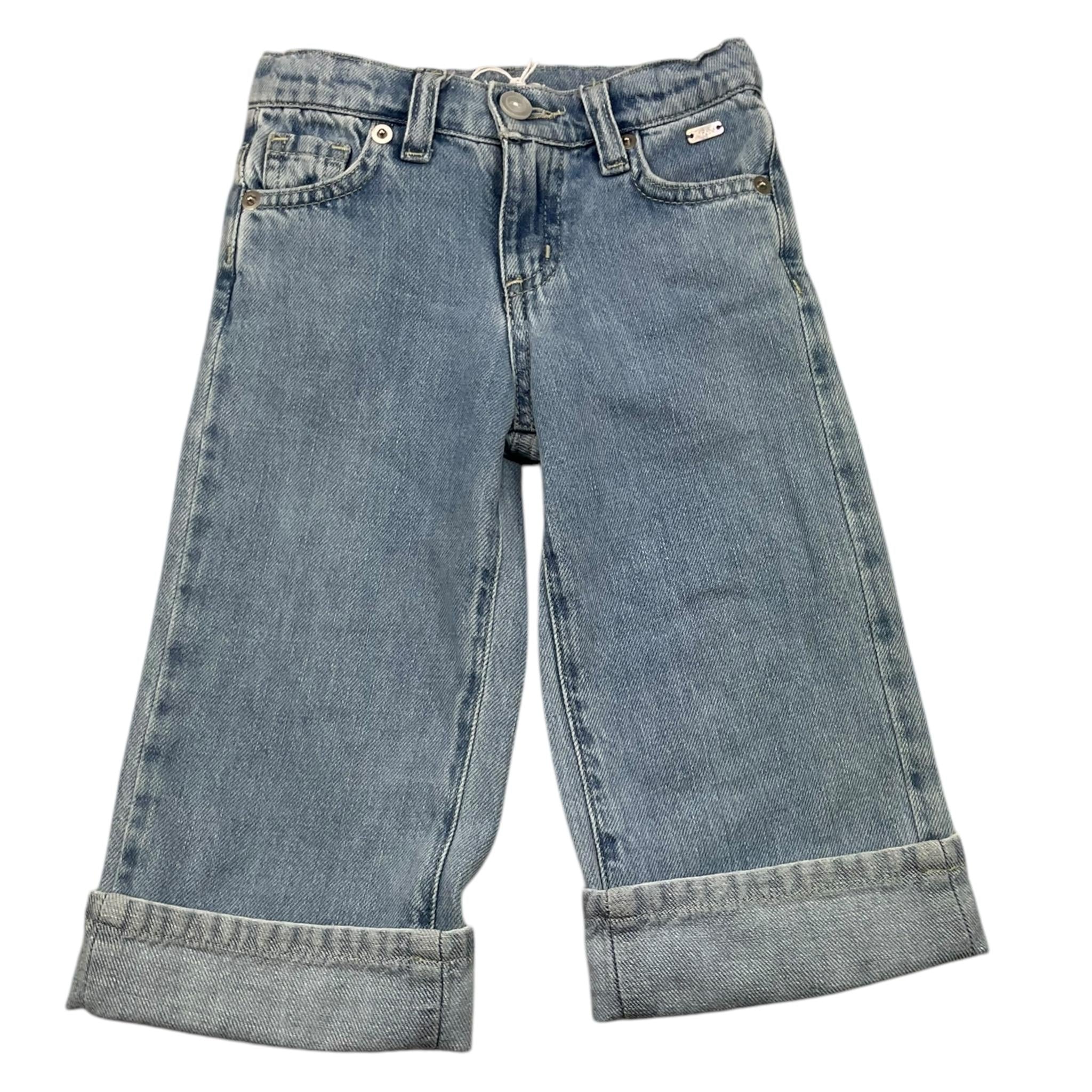 LE BEBE' jeans tinta unita modello palazzo Azzurro per Neonata LBG6138 AZZURRO LE BEBE' 