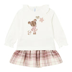 MAYORAL completo 2 pezzi shirt-gonna Bianco/rosa per Bambina 2927 BIANCO/ROSA MAYORAL 