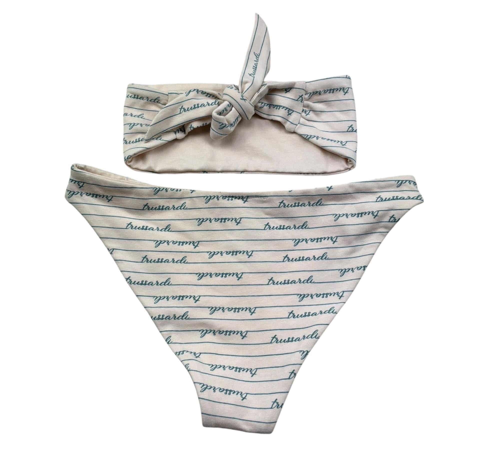 Trussardi Costume 2 Pezzi Fascia-Mutandina per Bambina TGP26024CO ROSA TRUSSARDI 