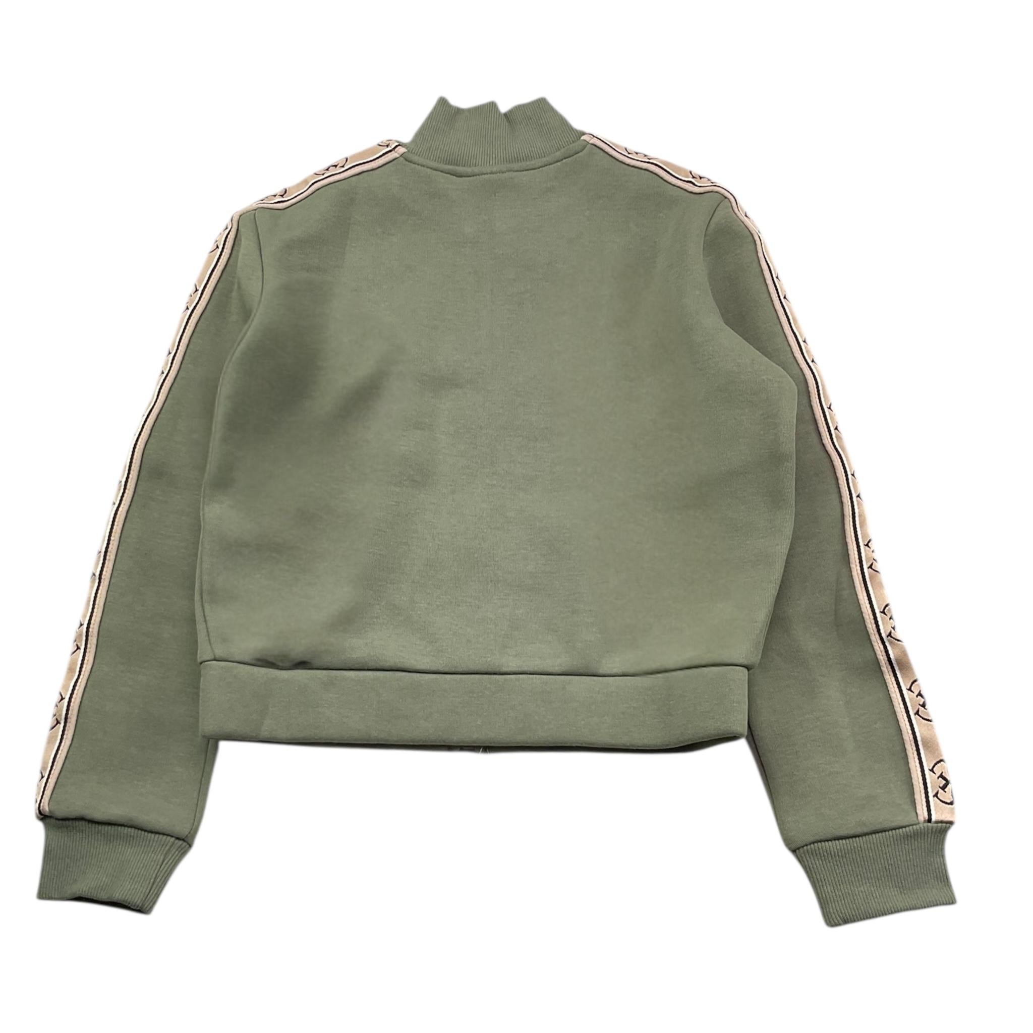 GUESS felpa tinta unita con zip e profili logati Verde per Bambino J2Y06KB3P2 VERDE GUESS 