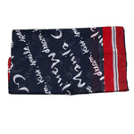 Manila Grace Foulard Bicolore con Stampa per Bambina MG894 BLU MANILA GRACE 