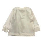 CESARE PACIOTTI shirt girocollo tinta unita con stampa Panna per Neonato TSP5352B PANNA CESARE PACIOTTI 