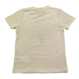 M+E' T-Shirt Girocollo Tinta Unita con Stampa per Neonato UEM0517N PANNA M+E' 