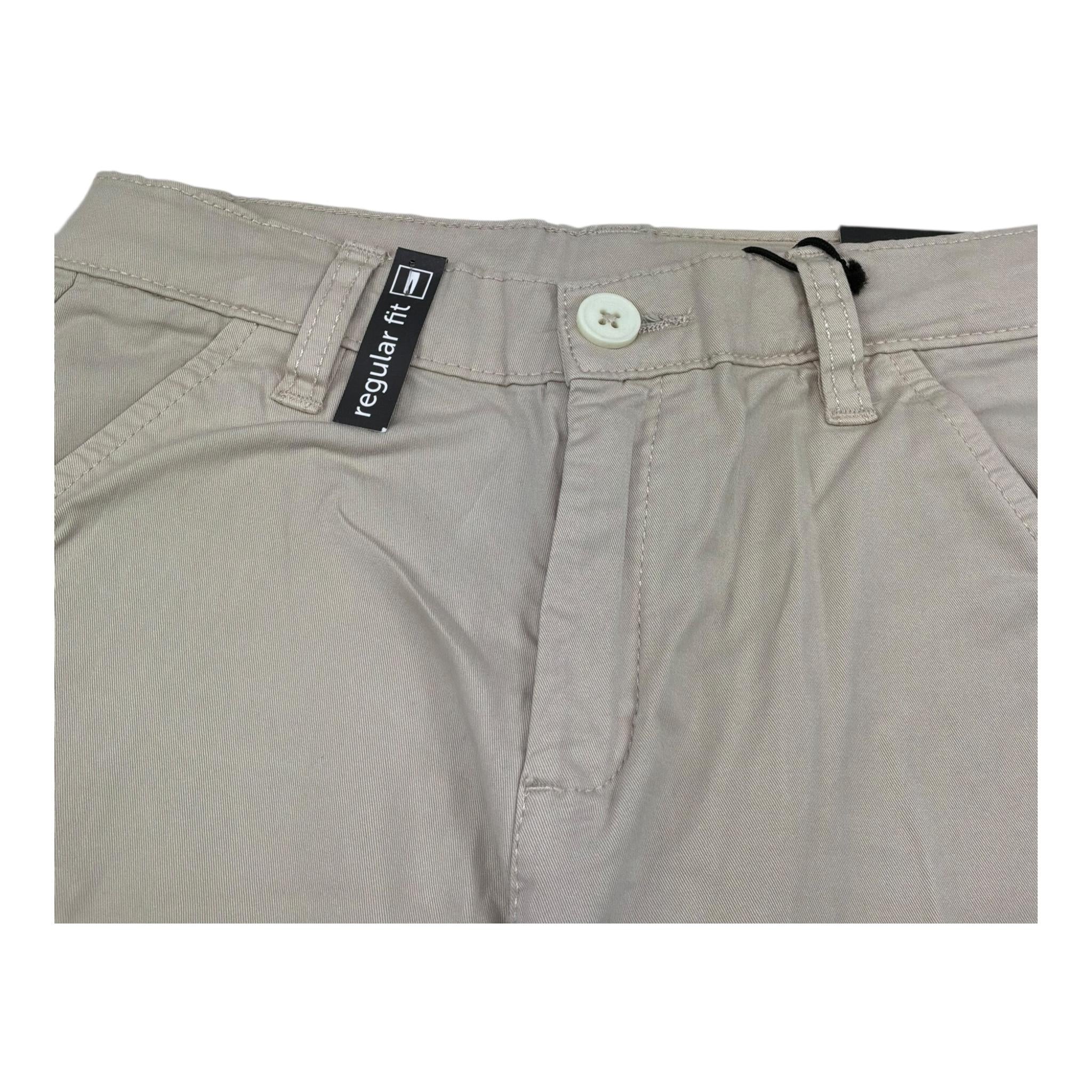Sarabanda Pantalone Tinta Unita con Girovita Regolabile per Bambino 0B060 BEIGE SARABANDA 