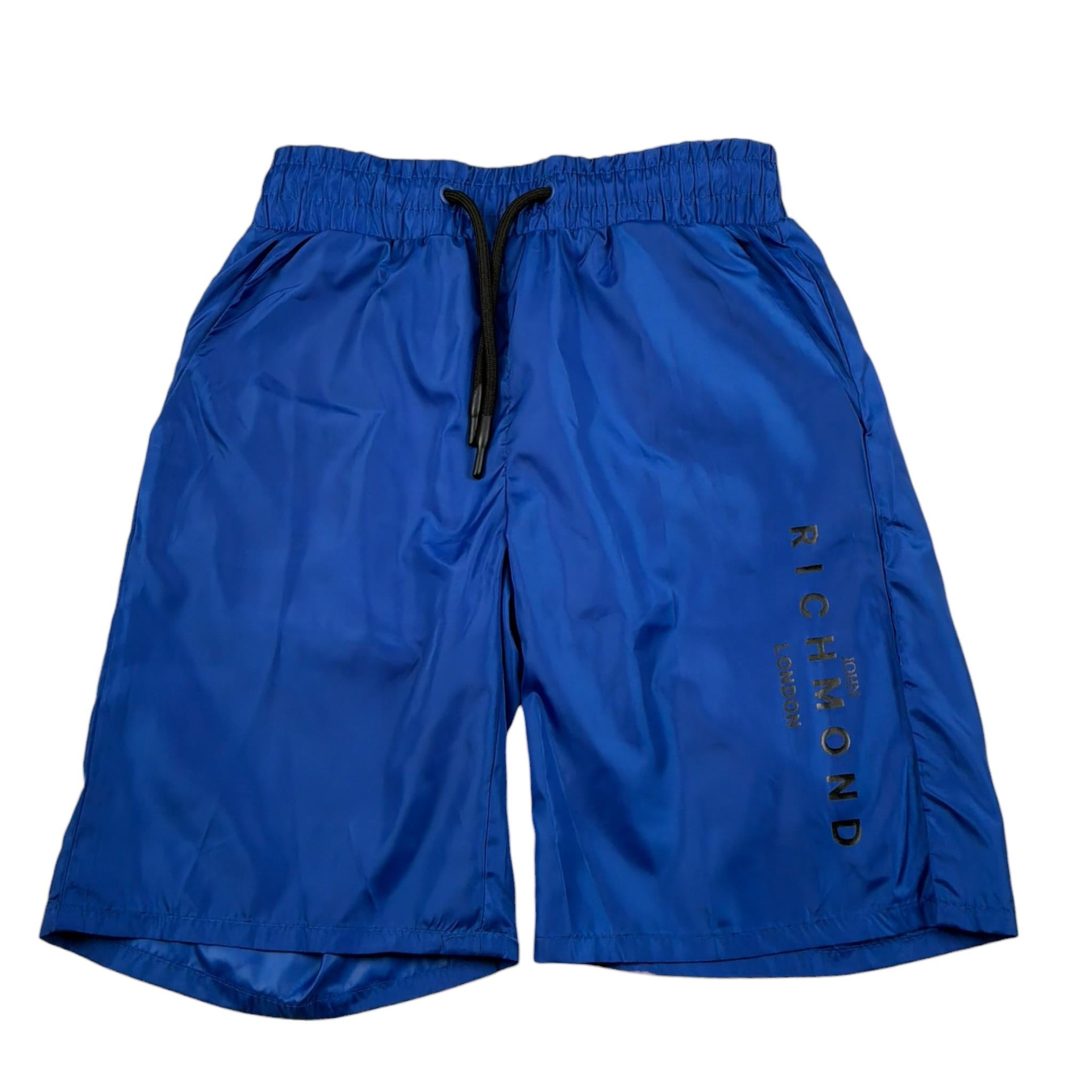 John Richmond Costume Tinta Unita con Logo per Bambino RBP25001COX BLU JOHN RICHMOND 