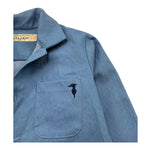 Trussardi Camicia Manica Lunga Tinta Unita per Bambino TBP26035CA AZZURRO TRUSSARDI 