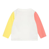 STELLA McCARTNEY shirt girocollo tinta unita con stampe in contrasto Bianco per Neonata TT8120 BIANCO STELLA McCARTNEY 