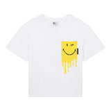 MARC JACOBS t-shirt girocollo tinta unita con stampa Bianco per Bambino W60282 BIANCO MARC JACOBS 
