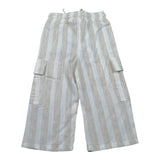 Magil Pantalone Bicolore Fantasia A Righe per Neonata HM25001N BIANCO/BEIGE MAGIL 