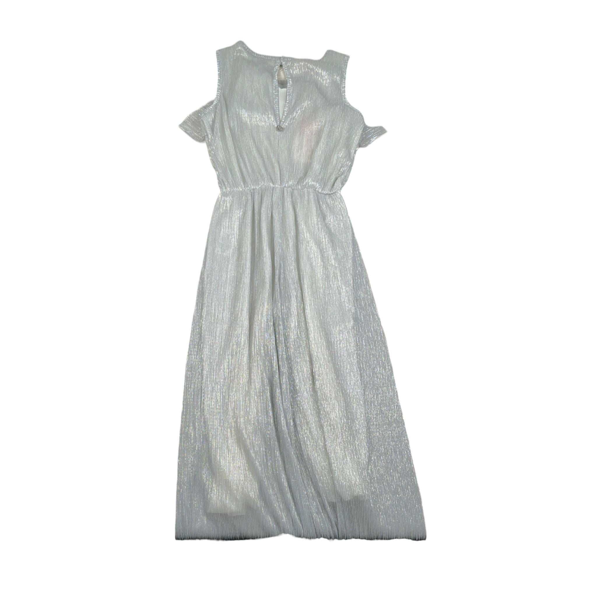 Please Tuta Intera tinta unita Giromanica Argento per Bambina TC06290G73X ARGENTO PLEASE 