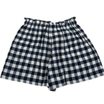 Max&Co. Short Tinta Unita con Fantasia Quadri per Bambina MX0127MX BIANCO/BLU MAX&Co. 