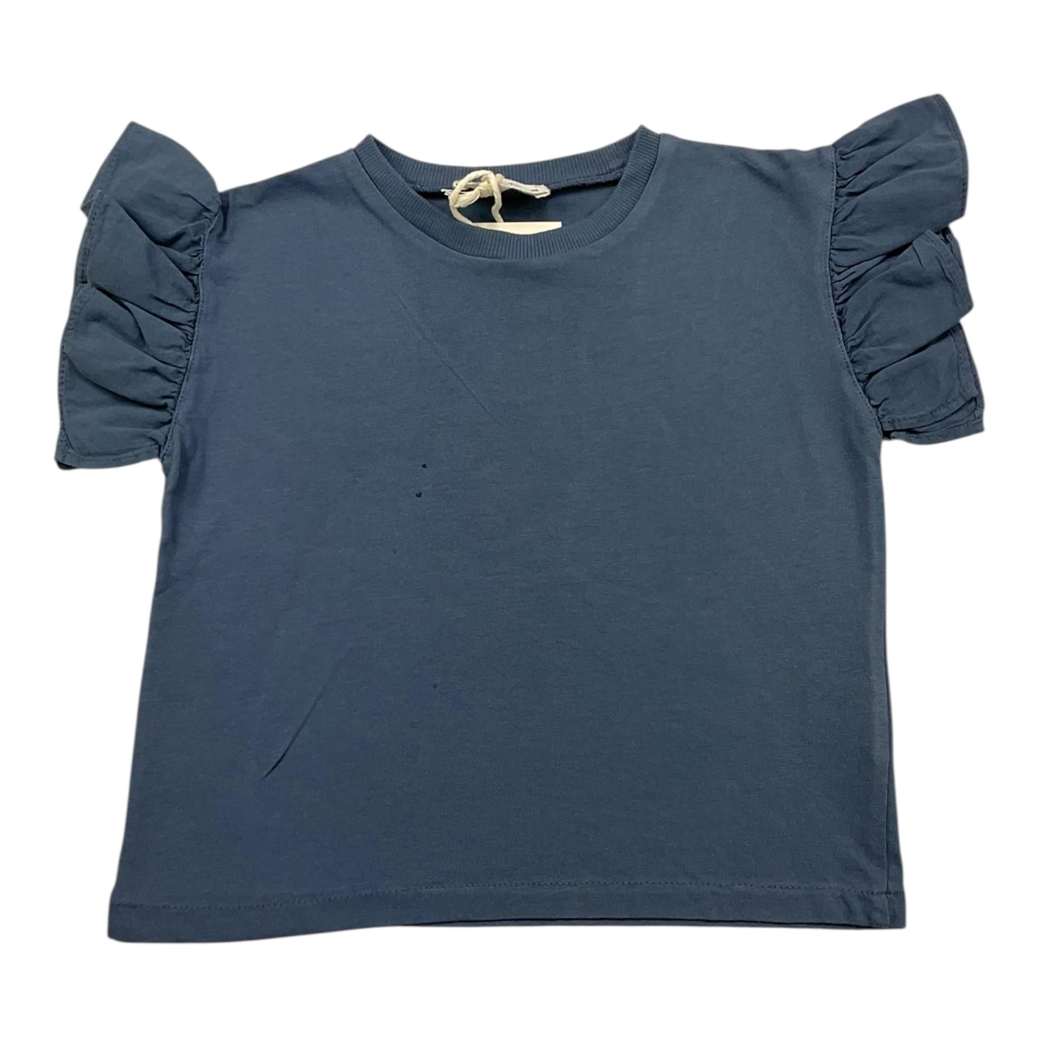 Babe & Tess T-Shirt Girocollo Tinta Unita per Bambina 21518124 BLU BABE & TESS 