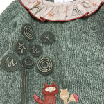 CALAMARO completo 2 pezzi maglia-coulotte Verde per Neonata 110699 VERDE CALAMARO 