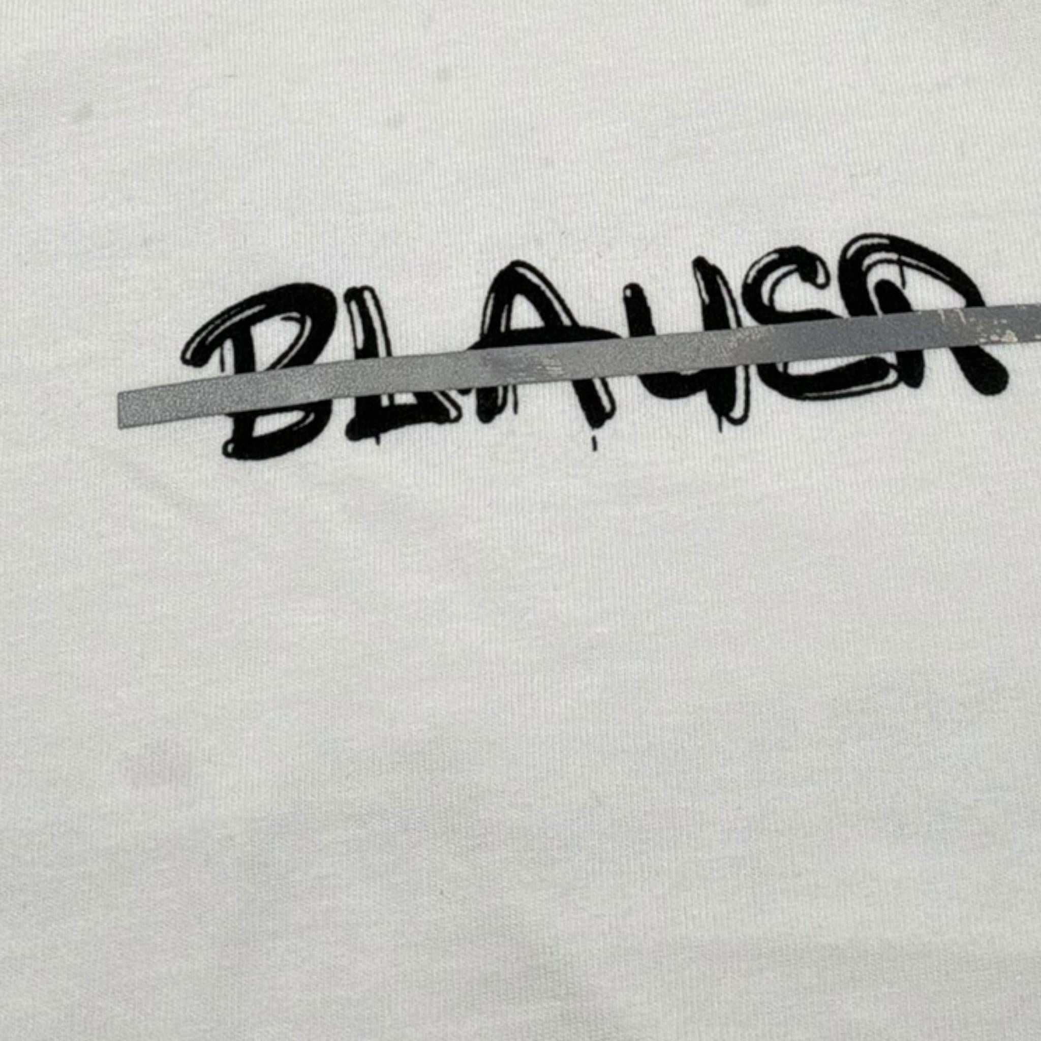 Blauer T-Shirt Girocollo Tinta Unita con Stampa per Bambina 25SBLGH02550X BIANCO BLAUER 