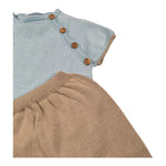 Juliana Completo 2 Pezzi T-Shirt-Culotte per Neonato 25068 AZZURRO JULIANA 