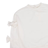 Elisabetta Franchi Felpa Tinta Unita con Fiocchi per Bambina EGFE049 PANNA ELISABETTA FRANCHI 