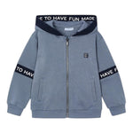 MAYORAL felpa con zip e cappuccio tinta unita Azzurro per Bambino 4473N AZZURRO MAYORAL 