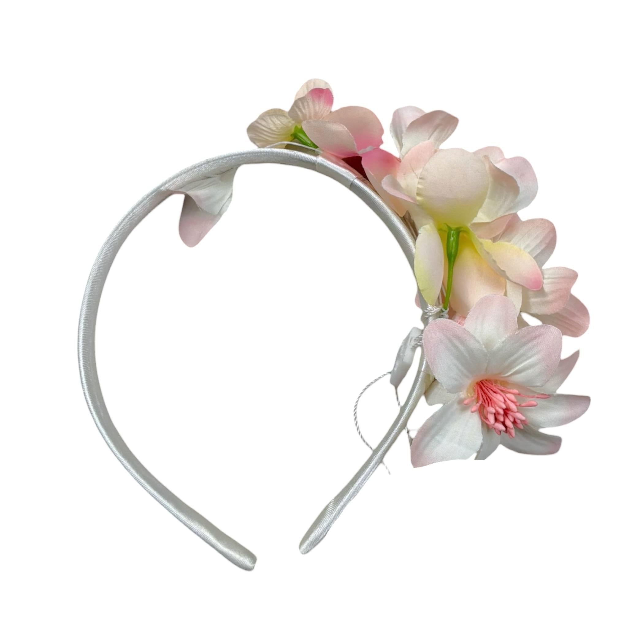 Gai Mattiolo Cerchietto Tinta Unita con Applicazioni per Bambina 100644 ROSA GAI MATTIOLO 