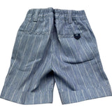 Manuel & Frank Bermuda Tinta Unita con Girovita Regolabile per Neonato MF2313BN BLU MANUEL & FRANK 