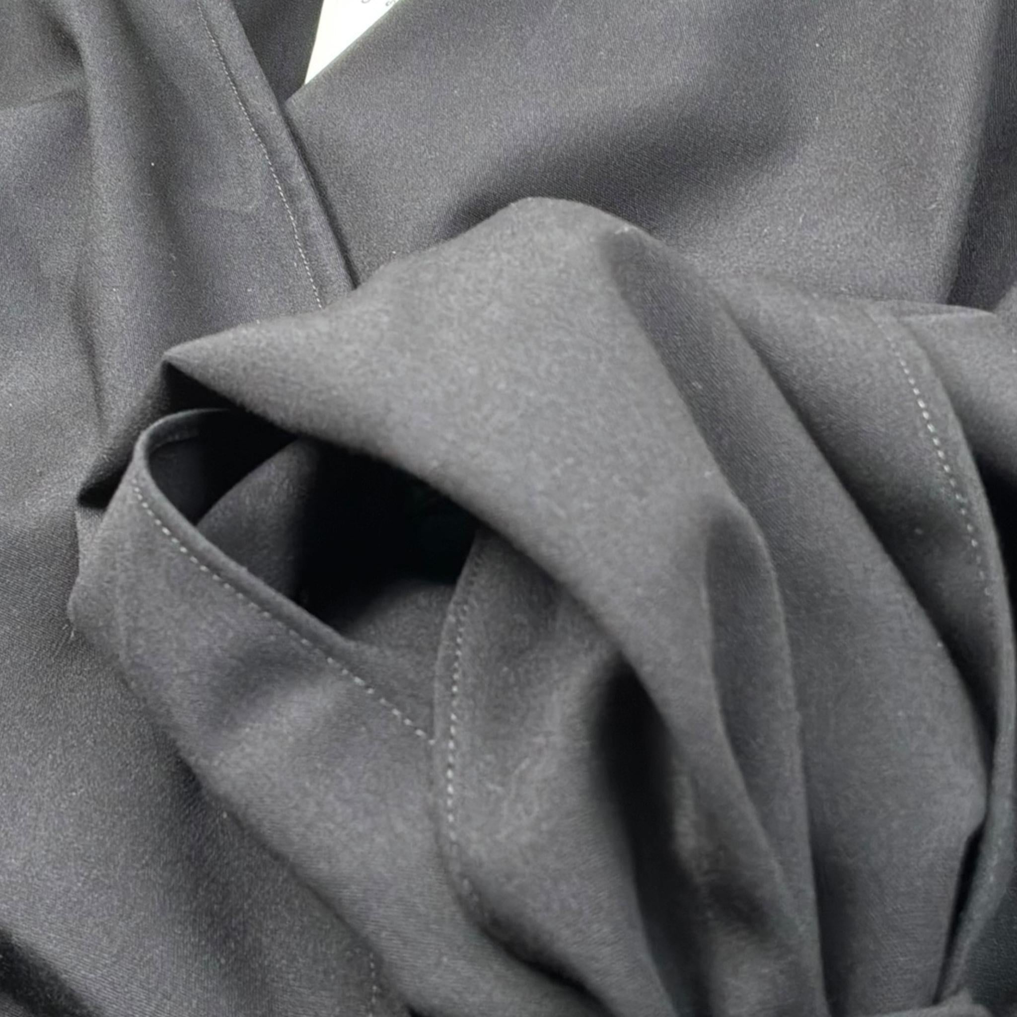 Xacus Pantalone Tinta Unita con Elastico In Vita per Bambina 85151 NERO XACUS 